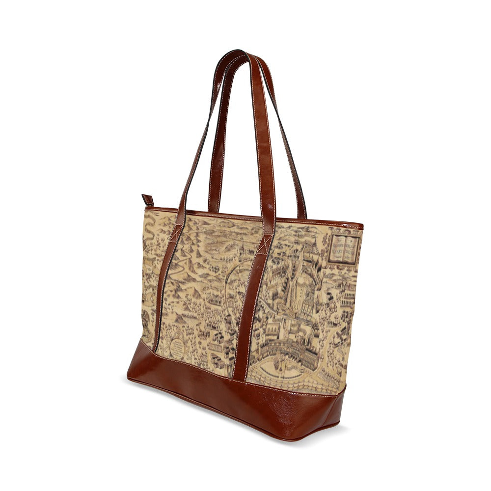 Wizarding World Map Tote Bag