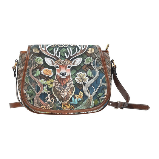 Saddle Bag "Celtic Red Deer"