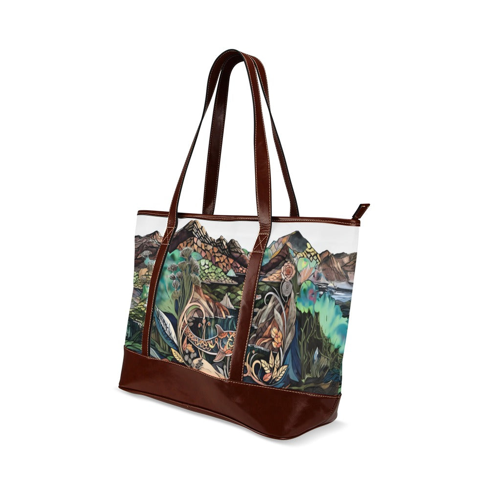 Vintage Loch Ness Monster Tote Bag