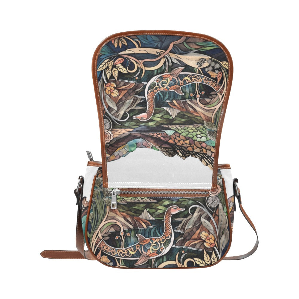 Vintage Loch Ness Monster Saddle Bag