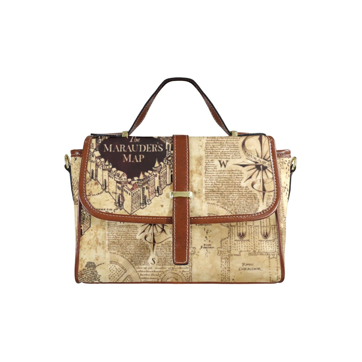 Marauder's Map Crossbody Satchel  harry potter bag