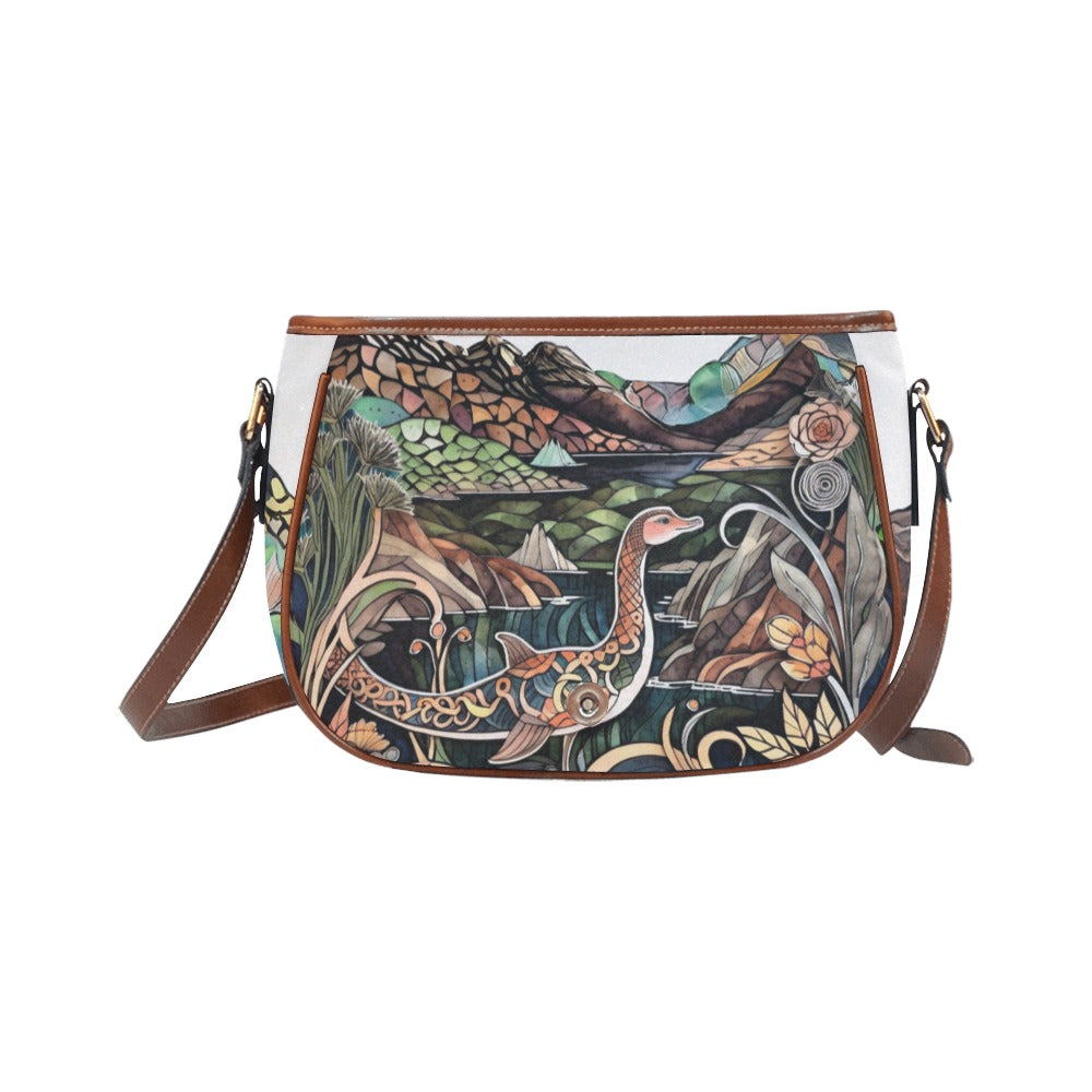 Vintage Loch Ness Monster Saddle Bag