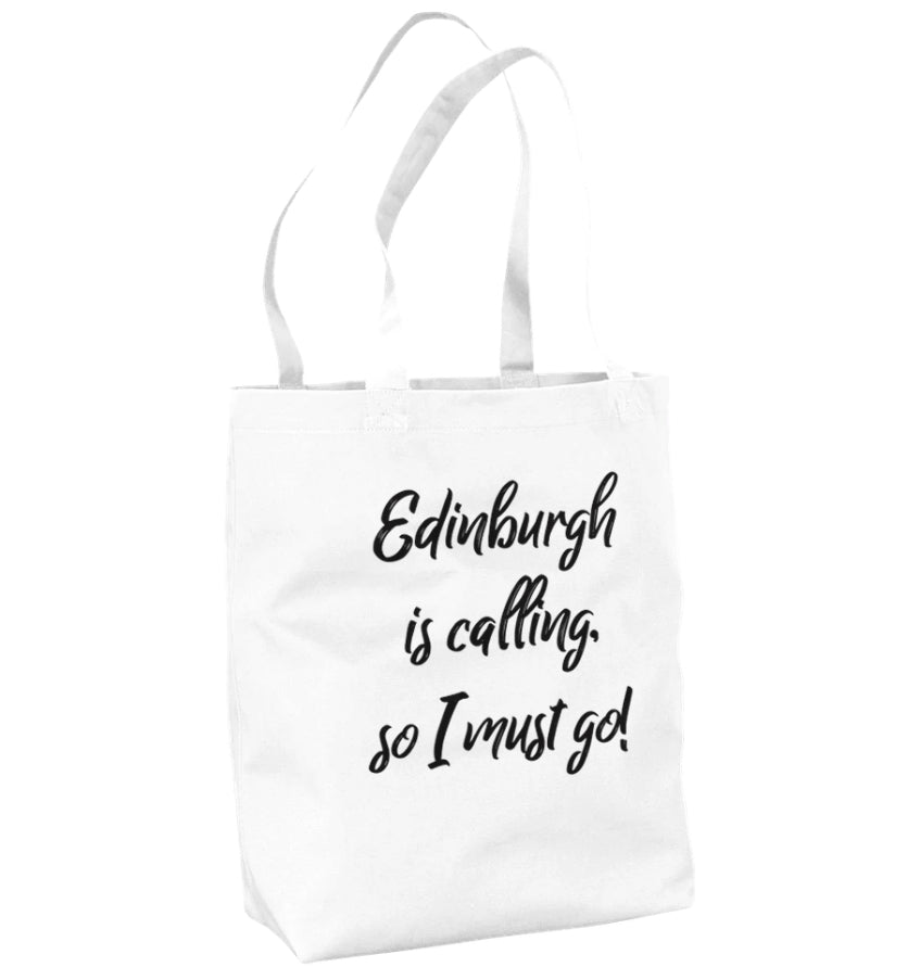 Bolsa de mano personalizada "Edimburgo": añada su propio nombre o texto | Regalo personalizado