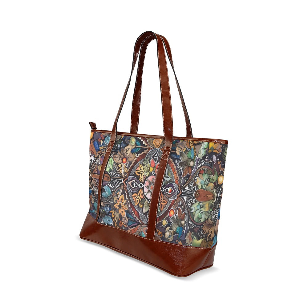 Celtic Knots Tote Bag | Celtic Witch & Cat Hat Collection