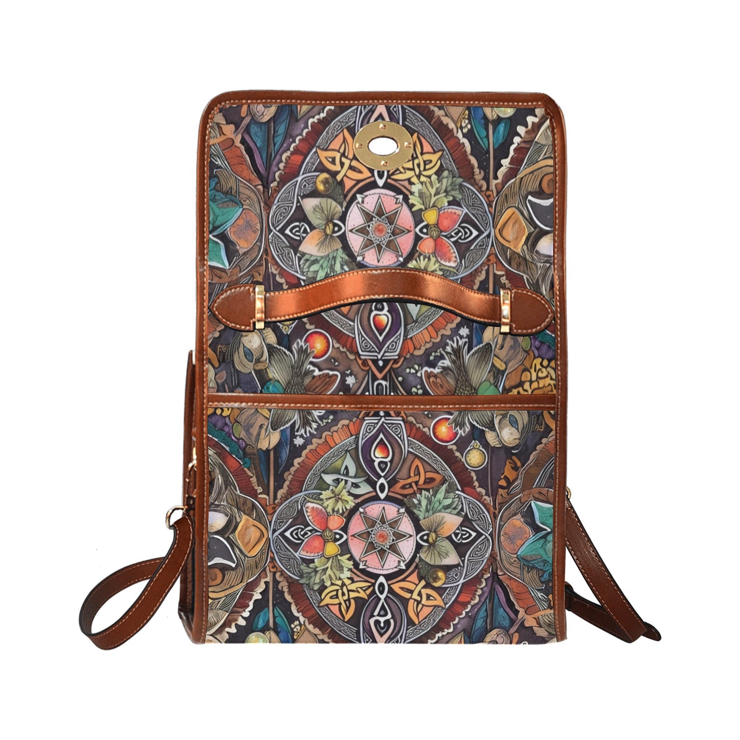 Celtic Knots Canvas Bag with shoulder straps | Celtic Witch & Cat Hat Collection