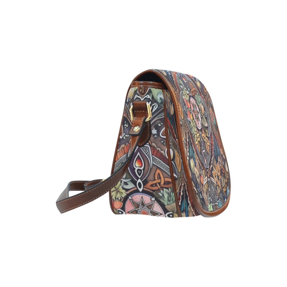 Celtic Knots Saddle Bag - Celtic Witch & Cat Hat Collection