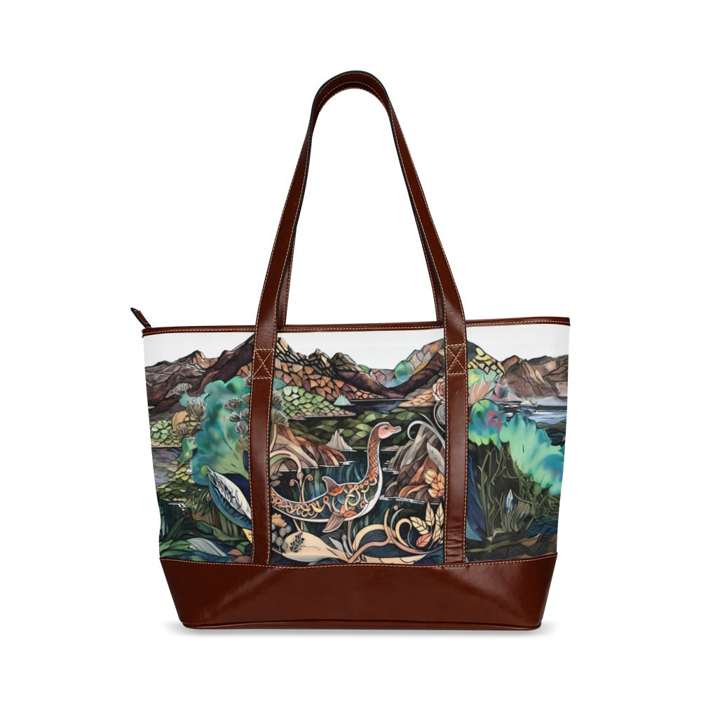 Vintage Loch Ness Monster Tote Bag